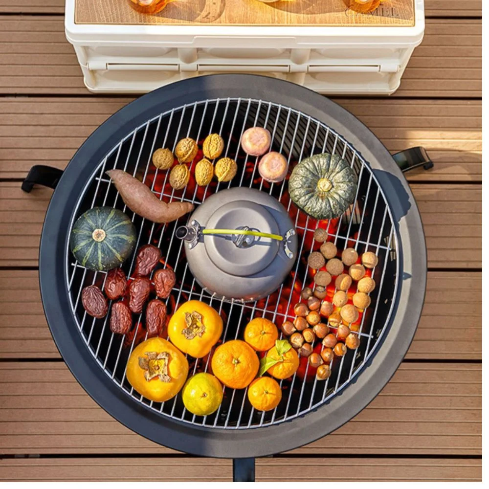 Heavy Duty Steel Barbecue Grill Portable Tabletop BBQ Grill Mi22852