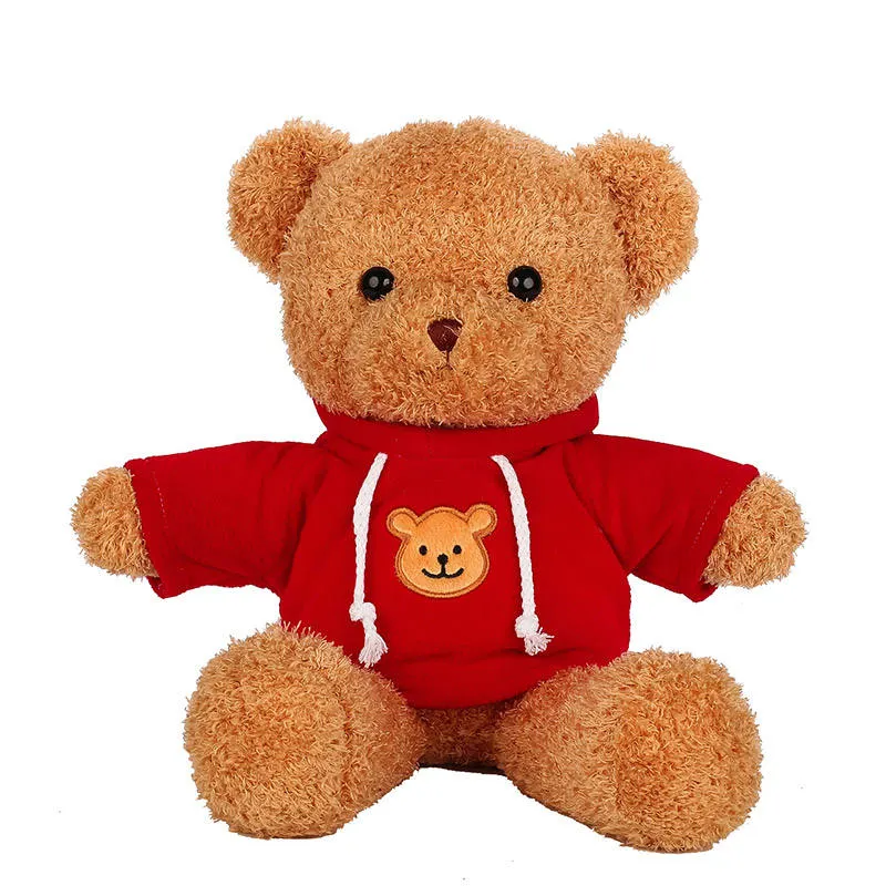 Hot Selling Mothers Day Wholesale Gifts Plush Teddy Bear Costume Teddy Bears with Sublimation Shirt