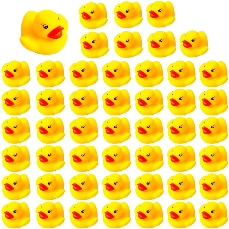 Juguetes Promotion Gift Baby Bath Sound Evade Glue Duck Toy Children Infant Shower Set Duckling Swimming Pool Vinyl Material Toys Cute Rubber Duck