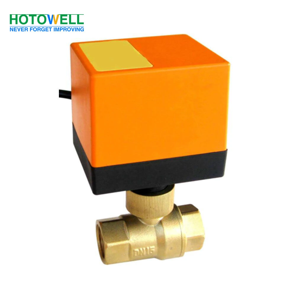 2/3 Way on/off Electric Motorized Brass Ball Valve