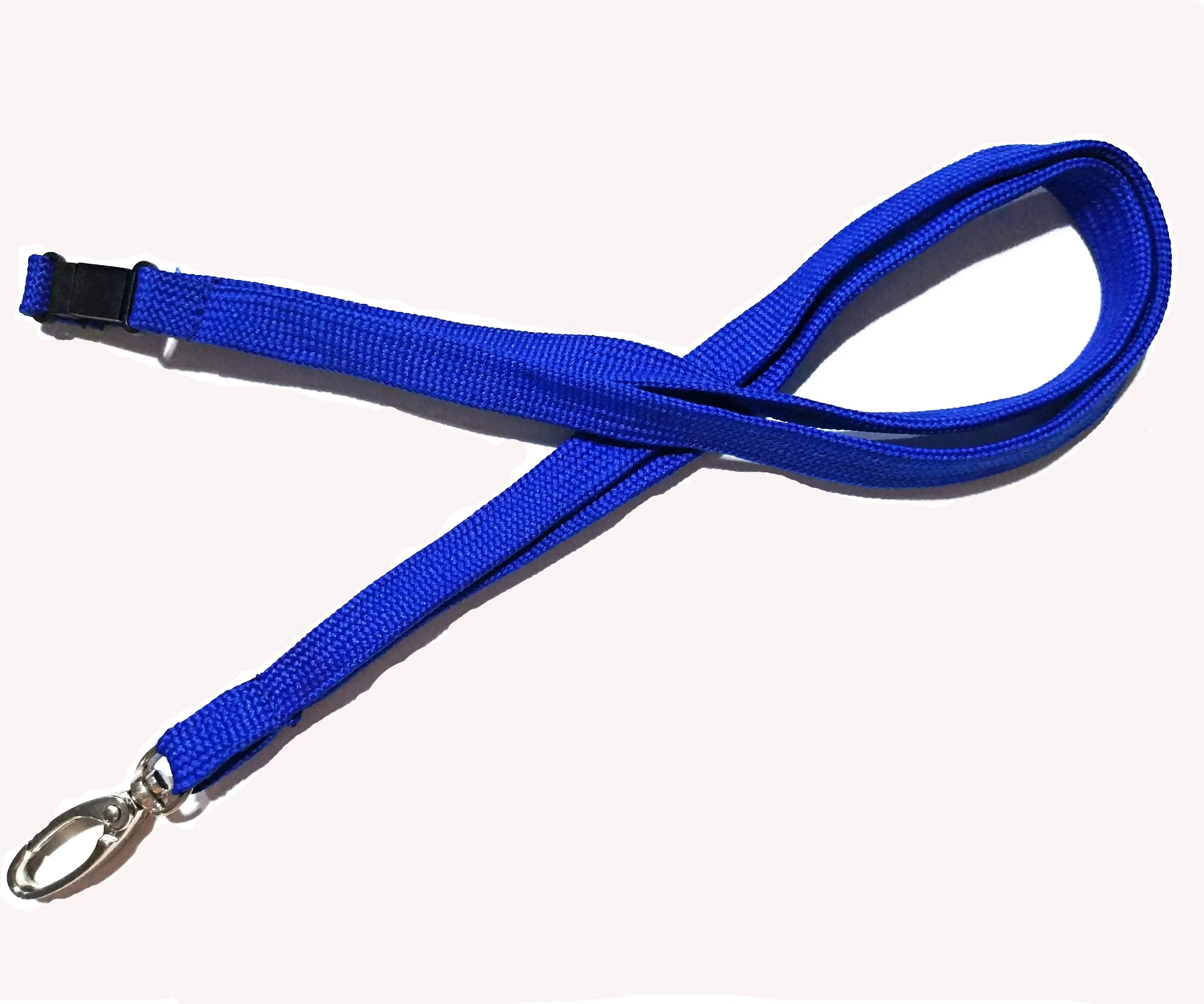 Double Layer Woven Elastic Strap Custom Logo Tubular Lanyard