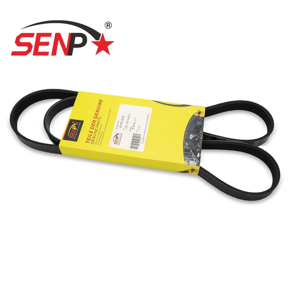 Senp Hot Sale German Auto Parts V-Ribbet Belt 03f260849A for VW Audi A1 A3 2006- Drive Belt High quality/High cost performance Car Engine Parts for Selling 03f260849