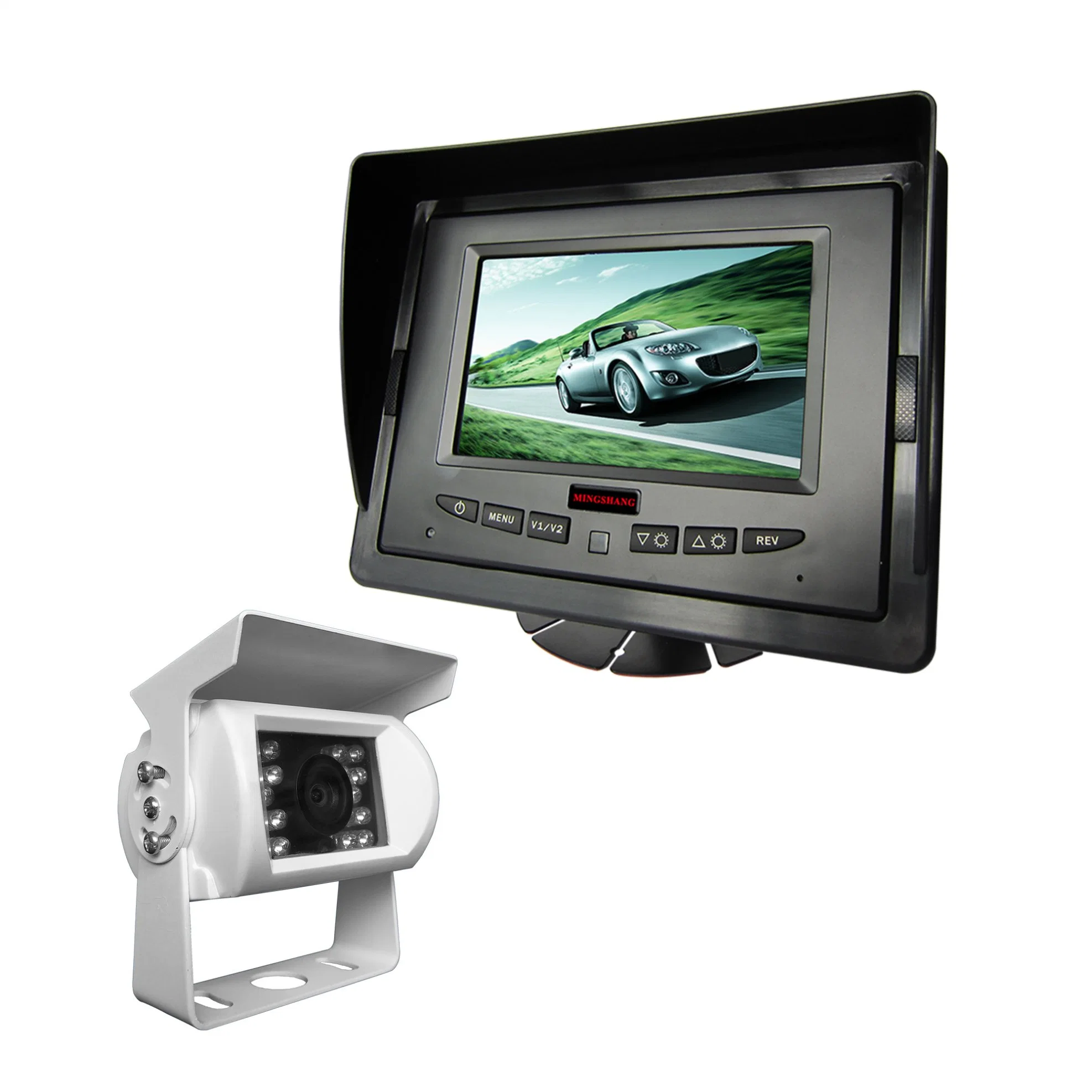 5 Inch Digital LCD Car Rear View Backup Monitor for Bus, Trucks