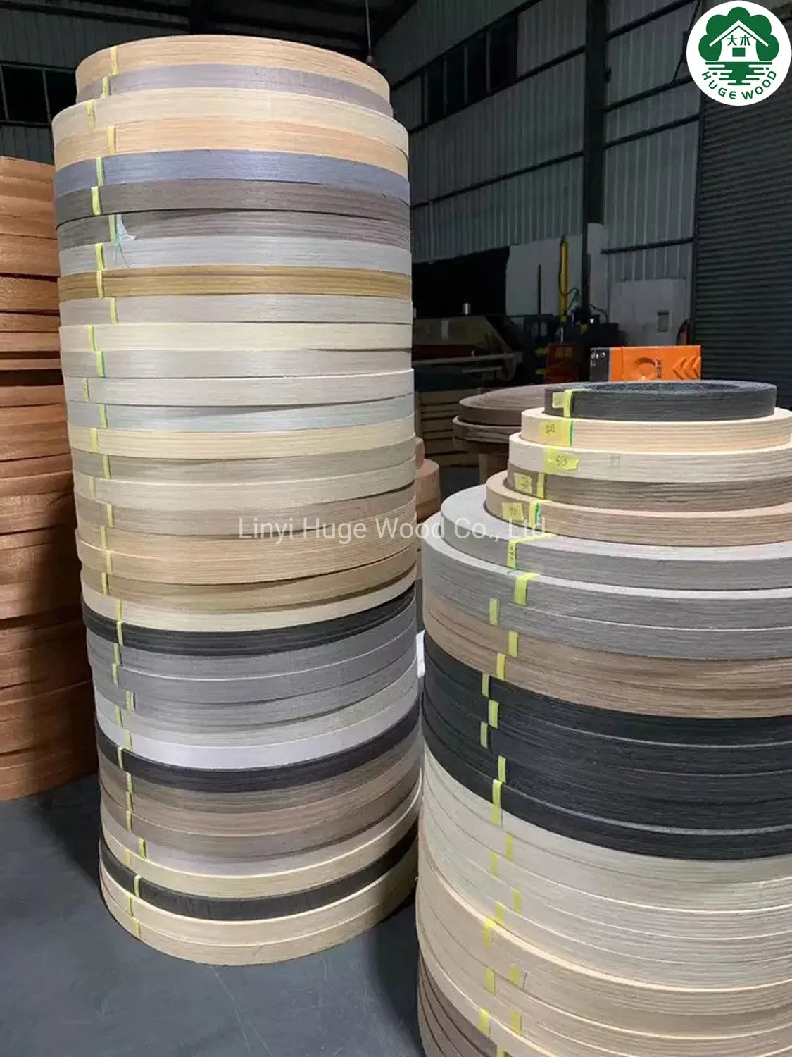 High quality/High cost performance 1mm 2mm PVC Wood Grain Edge Banding Tape