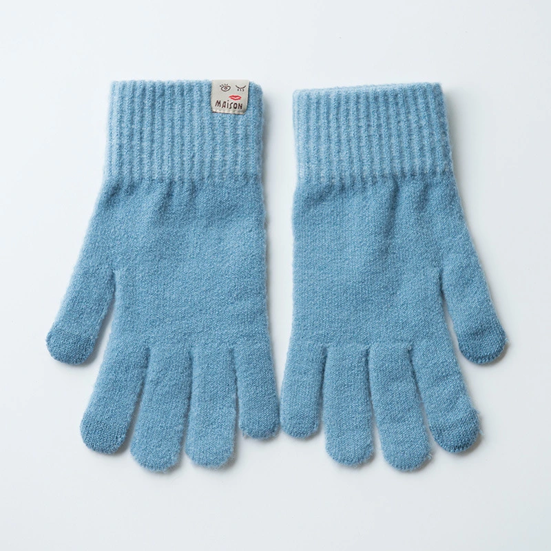 Hersteller New Arrival Damen Warme Acryl Strickhandschuhe