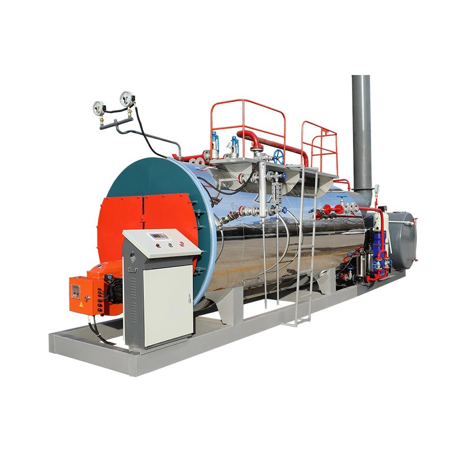 China Industrial 1500 Kg Gas Steam Boiler in Soap Factory