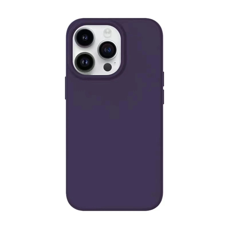 Capa para telefone em silicone macio Premium para mala Phone 15 Cobertura