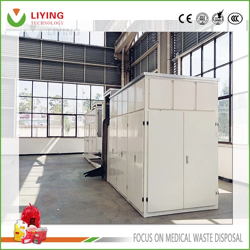 Hospital Medical Hazardous Refuse Microwave Disinfection System Centralized Disposal Treatment Device