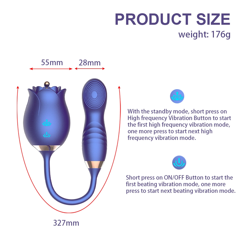 Silicone Sex Toy Best Supplier Mini Soft Silicone Waterproof Clitoral Sucking Rose Vibrator Adult Sex Products