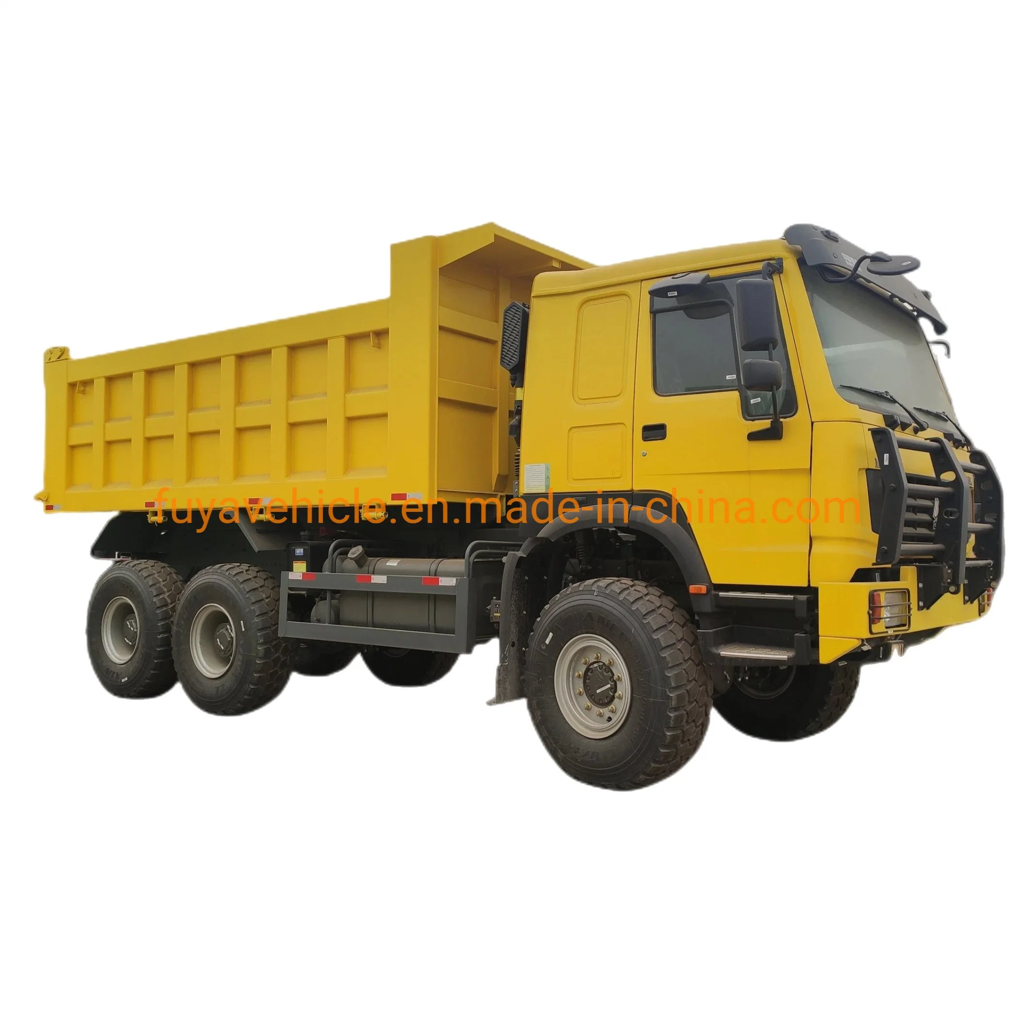 Heavy Manual 20m3 HOWO 20ton-25ton 6X6 off Road Mining Truck