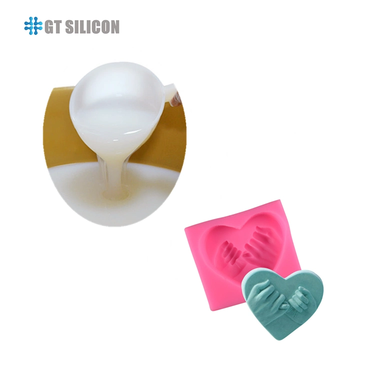 White Color RTV2 Liquid Silicone Rubber Mold Making Silicone Soap/Candle Mold Making