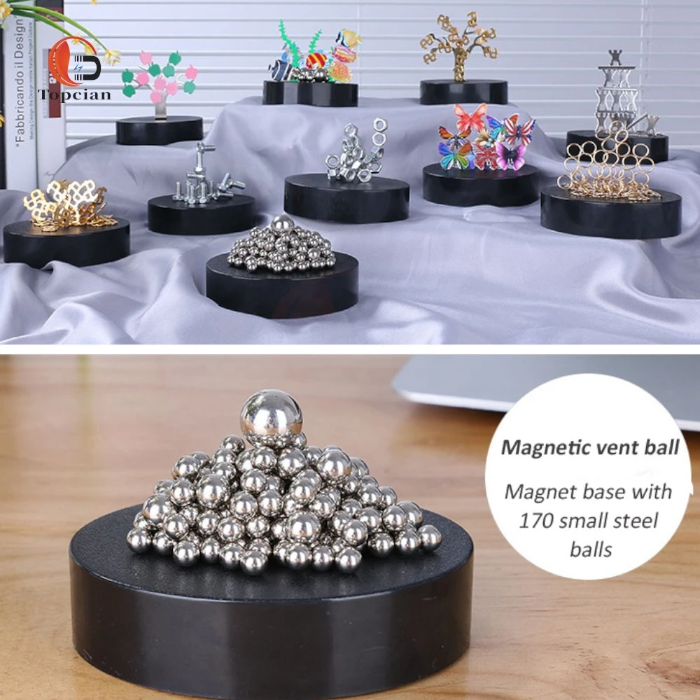 DIY Magnetic Sculpture Ornament Magnetic Vent Ball Creative Gift Office Desktop Decoration Magnetic Beads