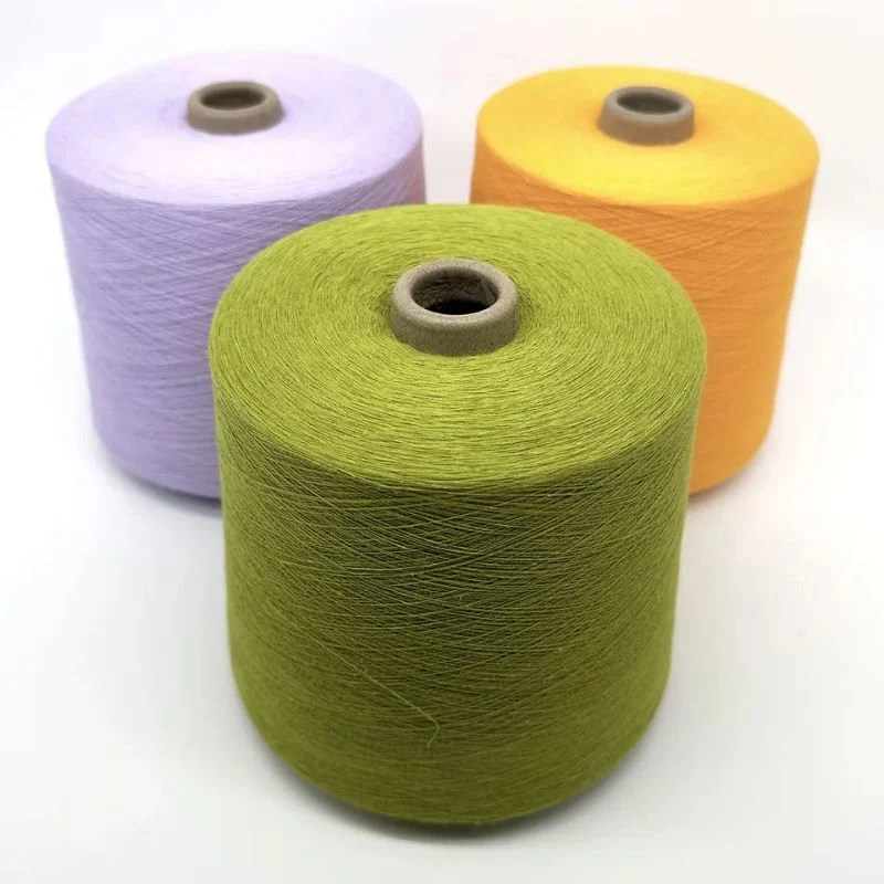 Cotton Yarn Combed Knitting Cotton Yarn Combed Carded Polyster DTY FDY Blended Sewing Thread Viscose Spandex Acrylic Nylon Milk Cotton Silk Metallic Cashmere