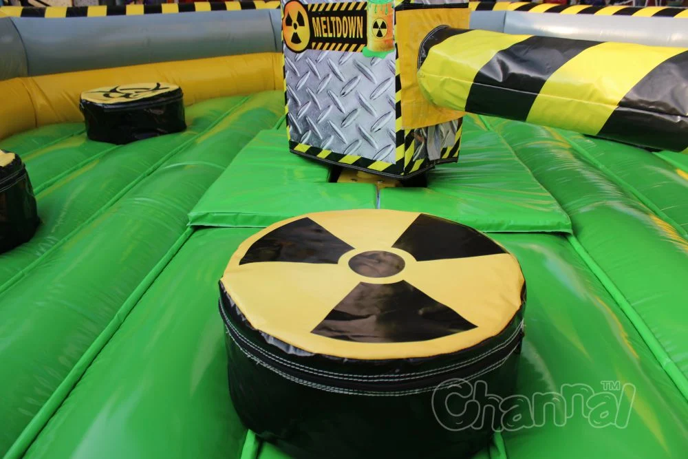 Toxic Inflatable Meltdown Game/Inflatable Wipeout/Meltdown Inflatable Chob562