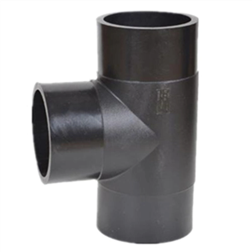 Rendimiento de alta calidad/alto costo de la norma DIN SDR17 SDR13.6 Tubo de plástico la colocación del tubo de PE de la cruz de montaje de HDPE en t Butt Fusion el adaptador de tubería HDPE Adaptador de tubería de abastecimiento de agua