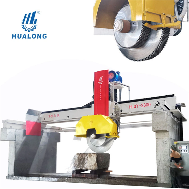 Hualong Machinery 2023 New Design Bridge Cutter CNC Machine Automatic Stone Saws for Block Cutting