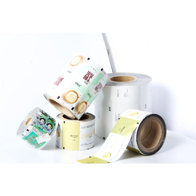 Laminatied Plastic Roll Film for Aluminium, PE Packaging Mylar Roll Film Color Printed Sachet Film Roll, Roll Stock Rollstock, PE BOPP Pet Packaging Film Roll