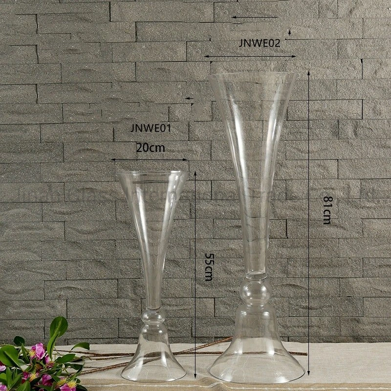 Large Transparent Glass Vase Wedding Banquet Wedding Guide Table Vase