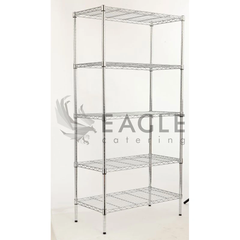 Almacén de estantería de la Oficina Comercial Chroming Bandeja para rack de estante de vino