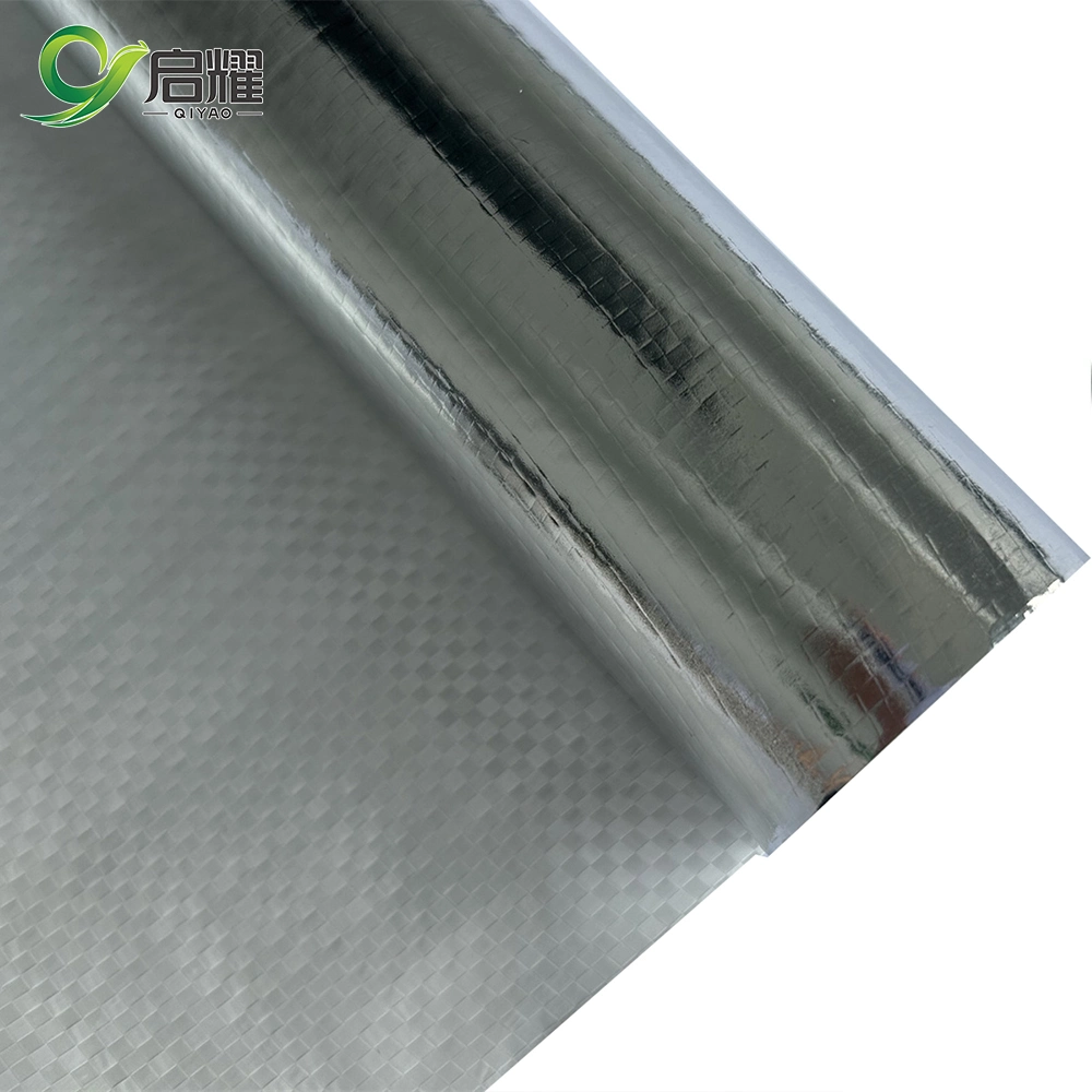 Reflective Aluminum Foil Thermal Insulation Foil Faced Woven Fabric Material