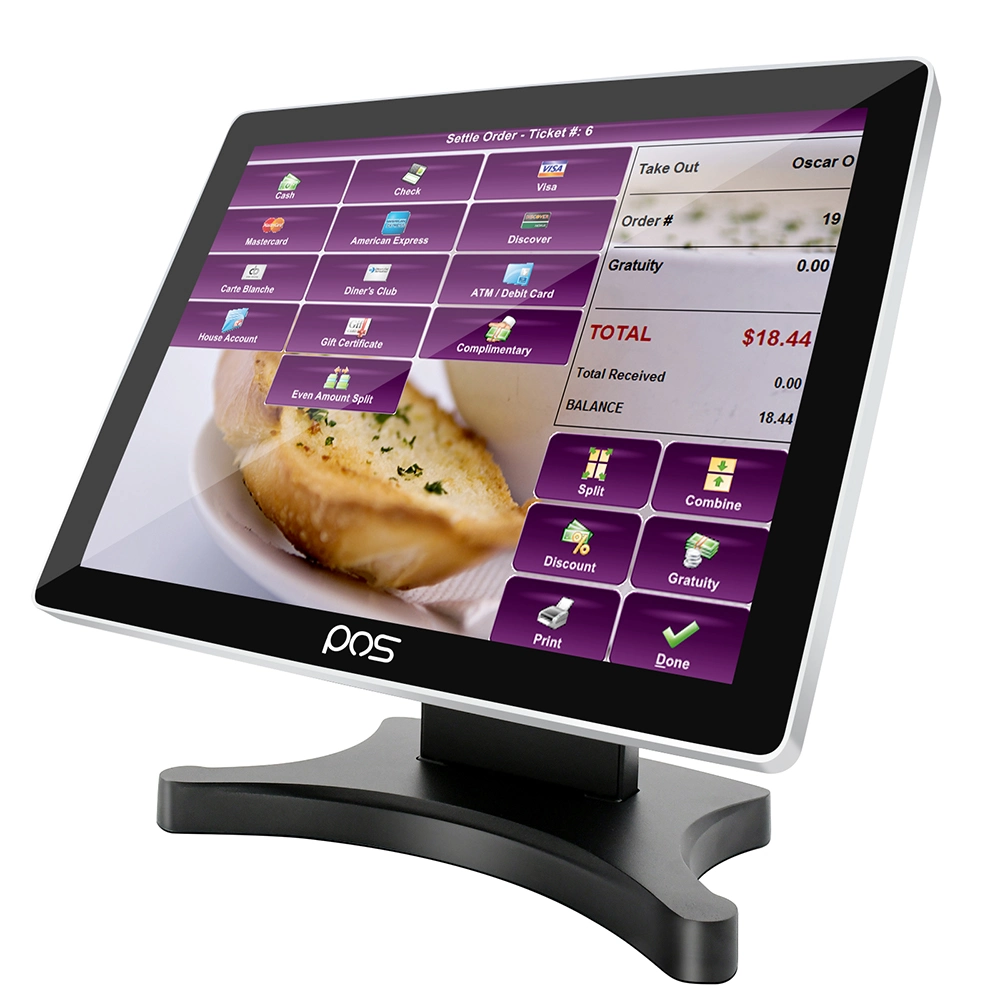 Compact 15" Aio Windwo 10 Point of Sale POS System/POS Terminal