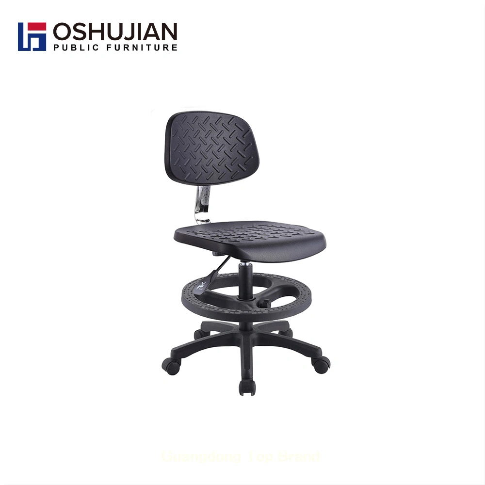 Polyurethane Lab Adjustable Stool ESD Chair
