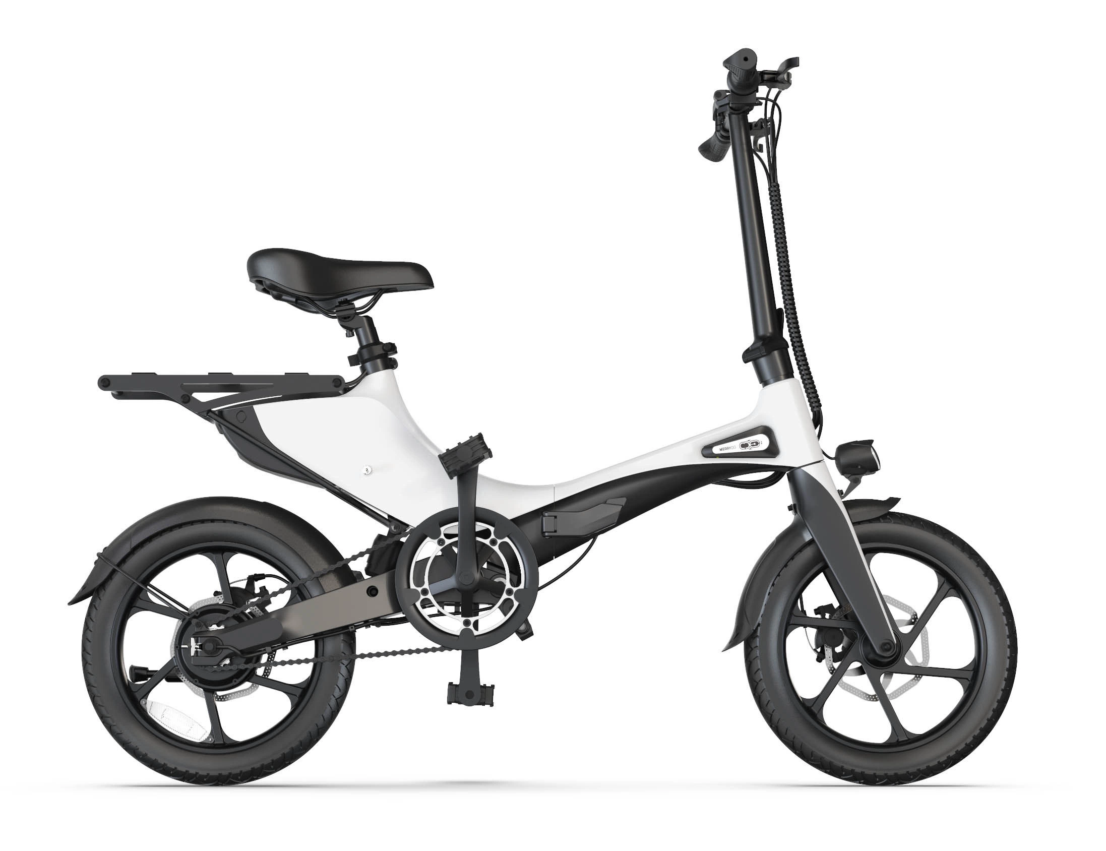 City Mini Folding Electric Mountain Bike with Rear Drive Motor