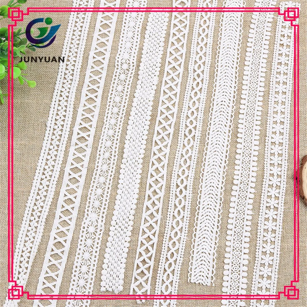 Chemical Flower Lace Water Soluble Lace Flower Design for Dress