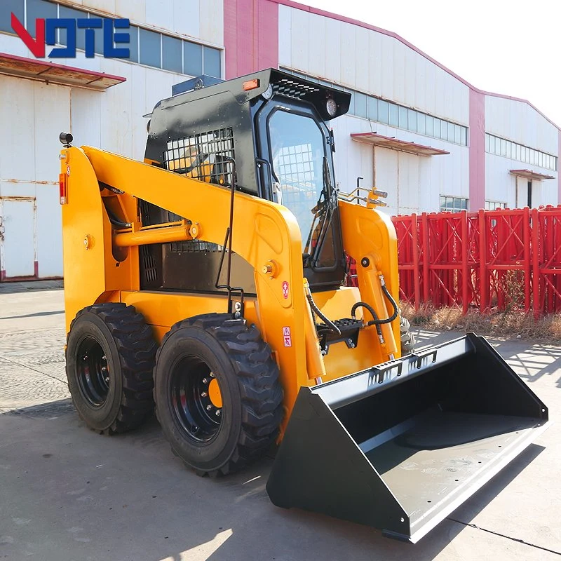 Mini chargeur Skid Steer Fabricant 1 tonne mini chargeuse à direction à glissement