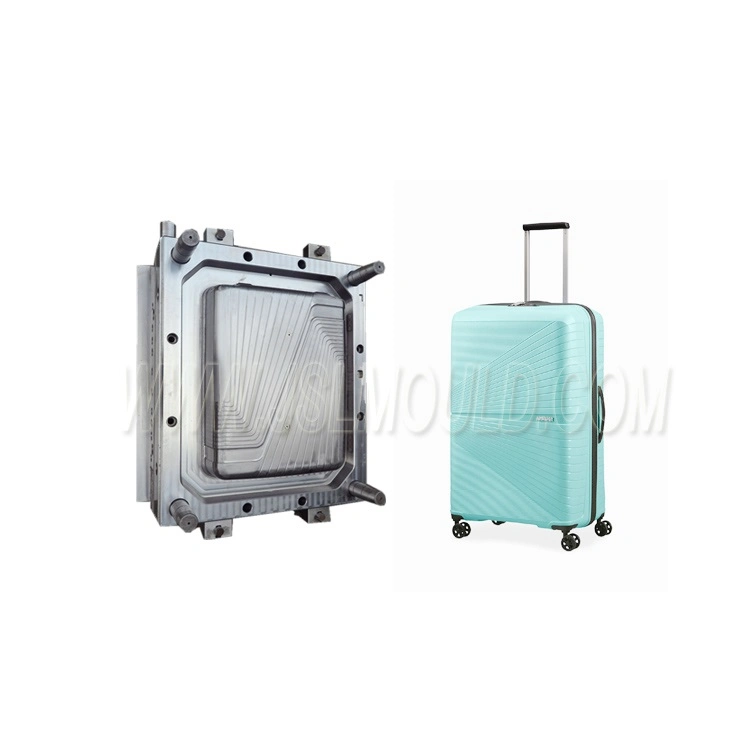 Taizhou Custom Made Hard Injection Hardshell Luggage Case Plastic Suitcase Mould