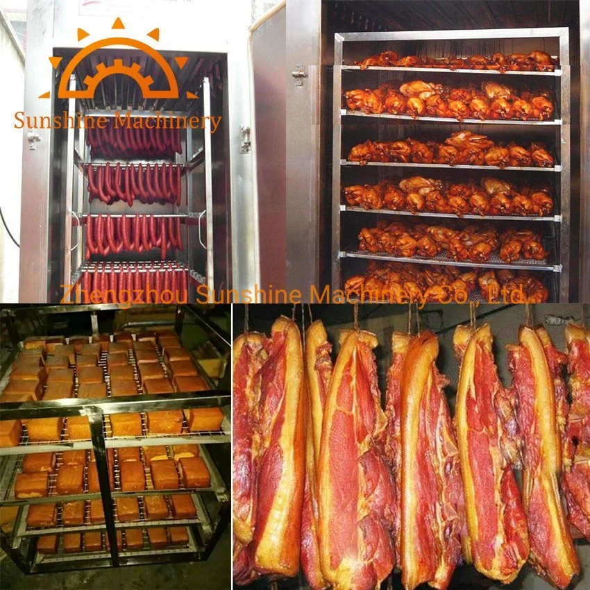 Fish Pork Meat Tofu Bean Curd Stage Smoke Chicken Machines