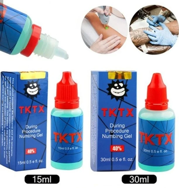 New Tattoo Numbing Gel 15ml Anaesthetic Eyebrow Piercing Waxing Microblading Beauty Tattoo Supply