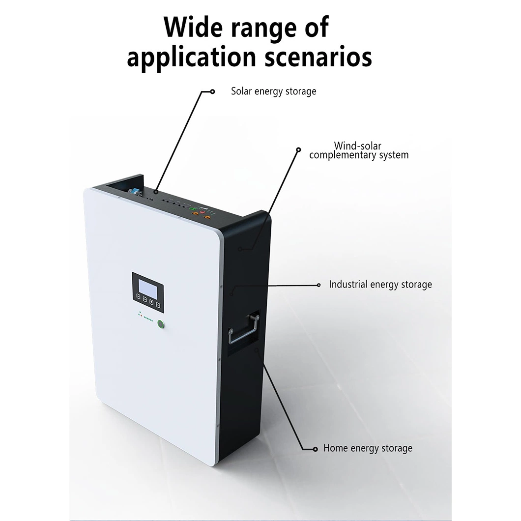 Lithium Battery 51.2V 48V 100ah 5120wh LiFePO4 Pack Module Household Solar Energy Storage