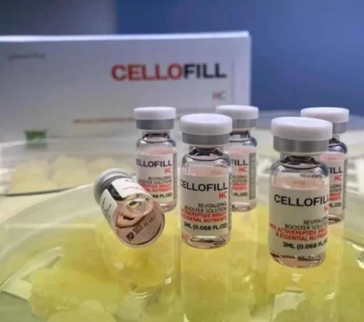 Neues Produkt Korea Cellofill HC Revitalisierende Booster-Lösung mit Activepeptid Helle essentielle Nährstoffe für die Haut