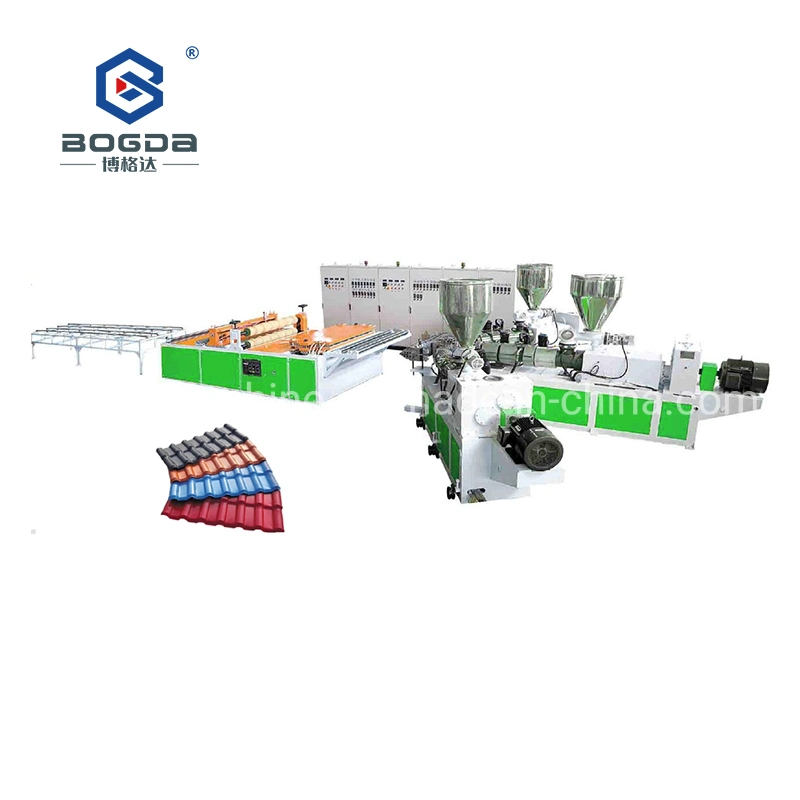 Bogda طبقات متعددة ASA فيلم مسقوف بلاستيك من PVC منقوع بالألواح إصدار ورقة سعر خط إنتاج الآلة