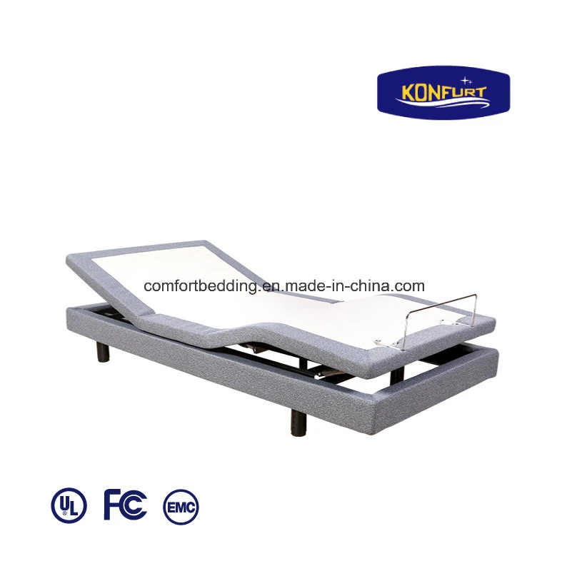 Furniture Style Luxury Power Electric Adjustable Bed for Elderly Adjustable Base Frame with Massage