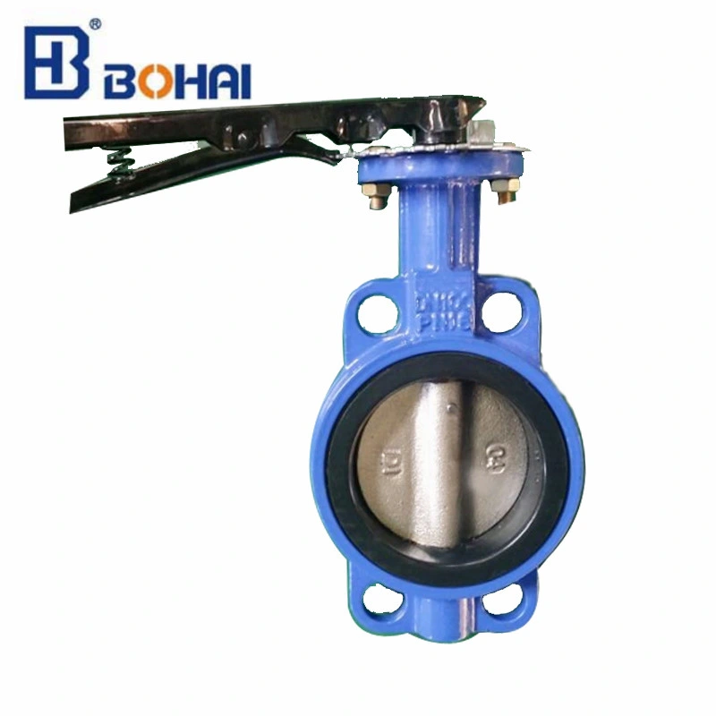 API/ANSI/DIN/JIS Butterfly Valve with Cast Iron Wafer Soft Seat