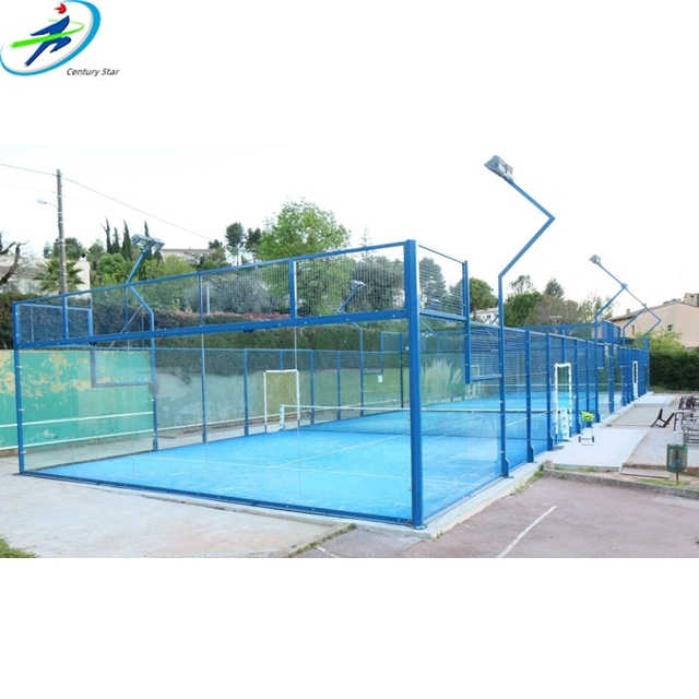 Century Star Padel Factory Supply High quality/High cost performance  All 4 Meters High New Design Double Paddle Tennis Court Construction Reinforced