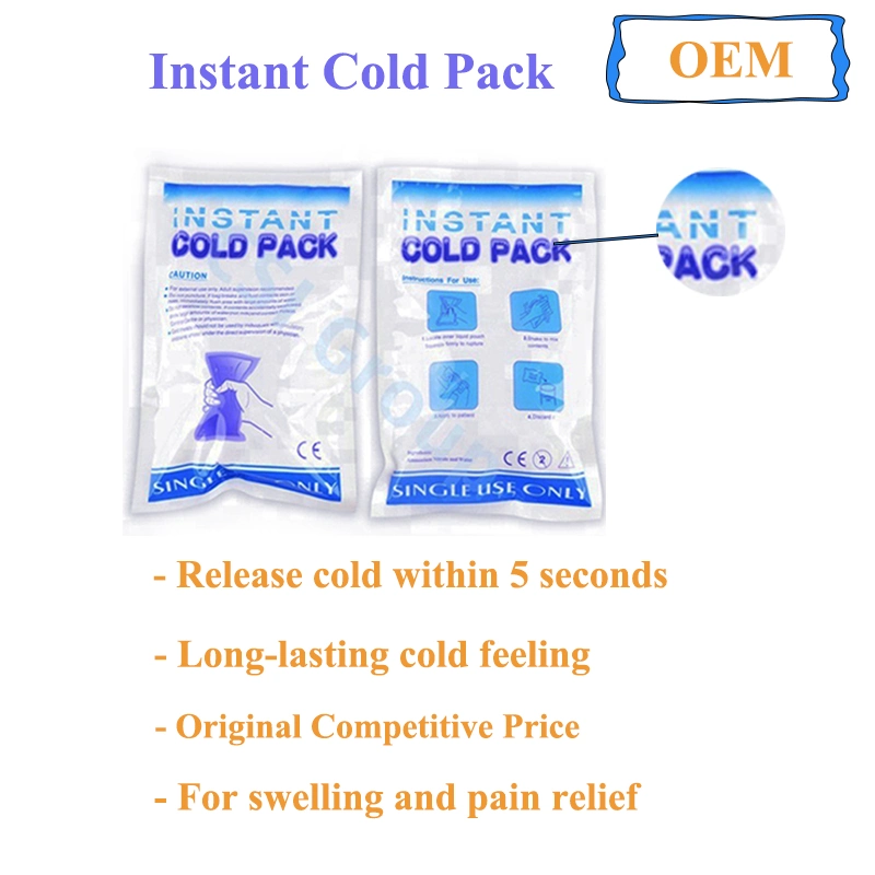 Disposable Ice Pack Cooling Bag Instant Cold Pack Fast Release Coldness Bag