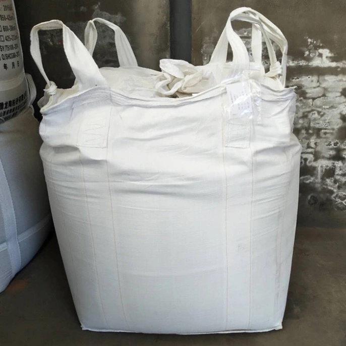 500kg 1 Ton plástico PP circular Sling Bolsa grande suave Palet para Cemento y fertilizante 1000kg Bolsas Jumbo Añadir UV Bolsa de boquilla con parte superior de la rifa Super sacos Bolsa de impresión gratuita