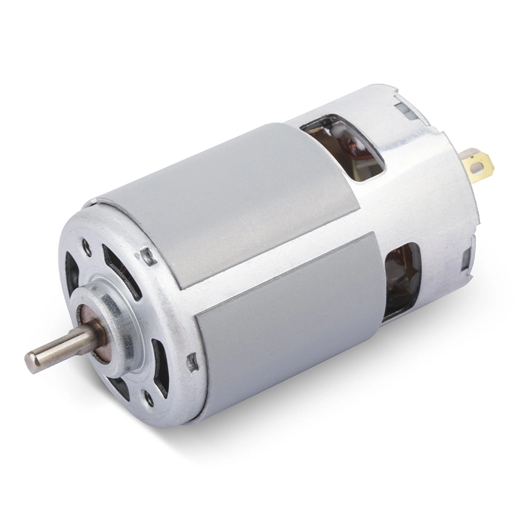 Kundenspezifischer 12 24-Volt-Gleichstrommotor mit hoher Leistung, IE1 RS 755 775 Elektrischer Bürstenmotor mit Permanentmagnet