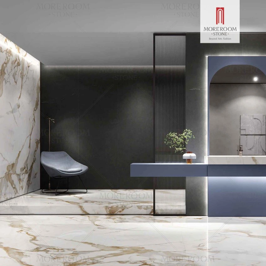 3200X1600 1200X2600 1200X2400 3mm 6mm 12mm 15mm Large Format Big Size Onyx Calacatta Marble Stone Glazed Polished Matt Porcelain Ceramic Slab Wall Floor Tiles