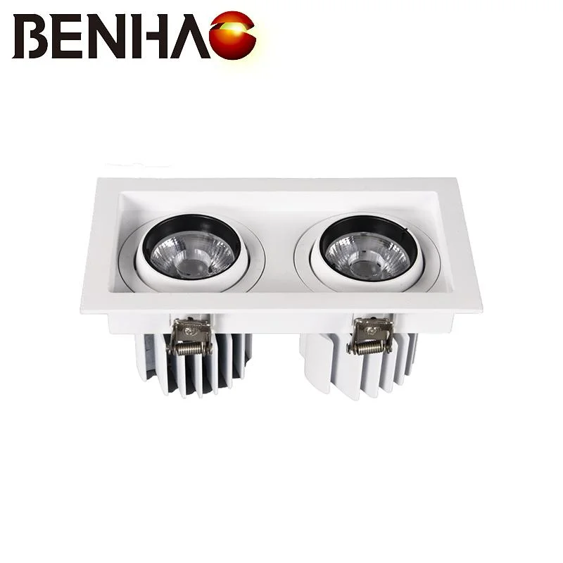 Comercio al por mayor de la luz de techo rebajado de mazorca fino borde antirreflectante de Salón Home Downlight LED