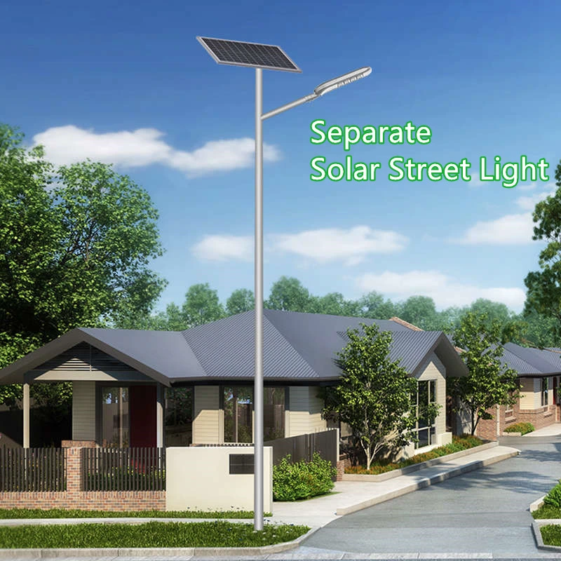 سعر منخفض للطاقة الشمسية المشرقة في الهواء الطلق 6 م 30 واط عالية القدرة مقاومة للماء ضوء الشارع
