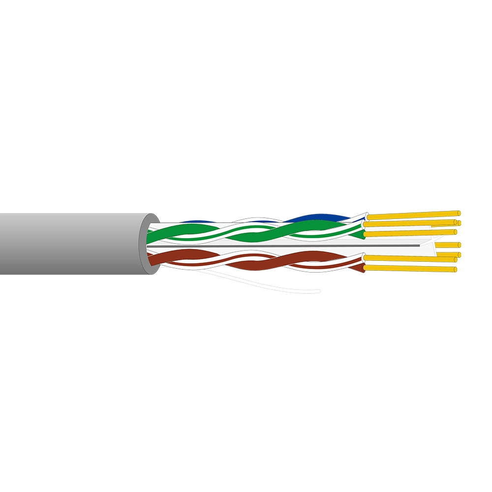 CAT6 U/UTP-Datenkabel, blankes Kupfer, 4-paarige Computerkabel, Netzwerkkabel, 305m CPR-Zulassung Belden, Commscope, Panduit UL, ETL, CE PVC/LSZH/PE