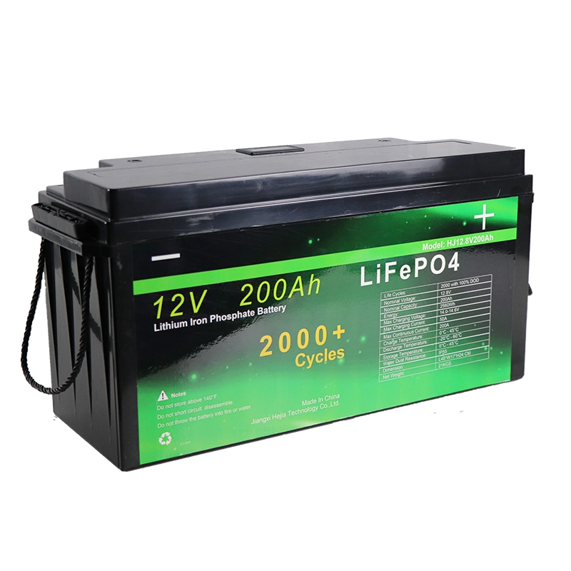 LiFePO4 12V 12 Volt Batterien 48V 200Ah 24V 18V Li Ionen Großhandel wiederaufladbare Solar-Speicher Lithium-USV-Batterie