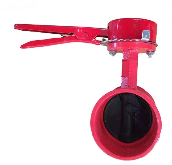 Pn16/Pn20 Ductile Iron Grooved Butterfly Valve