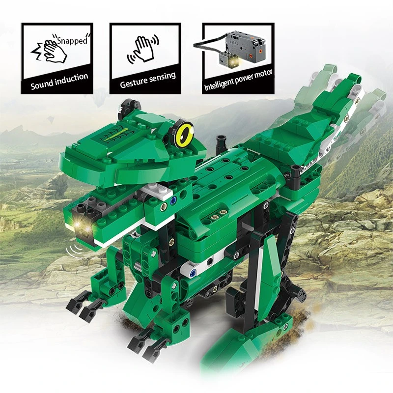 Building Block Bricks Sets Plastic Animatronics Large DIY Iq Puzzle Moc Creative Assembled Intelligence Construction Model Jurassic Dinosaur World Toy for Kids