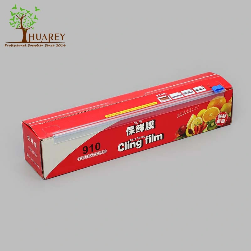 Customized Plasitc Wrapping film Perforated Stretch PE Cling Film for Food Packaging