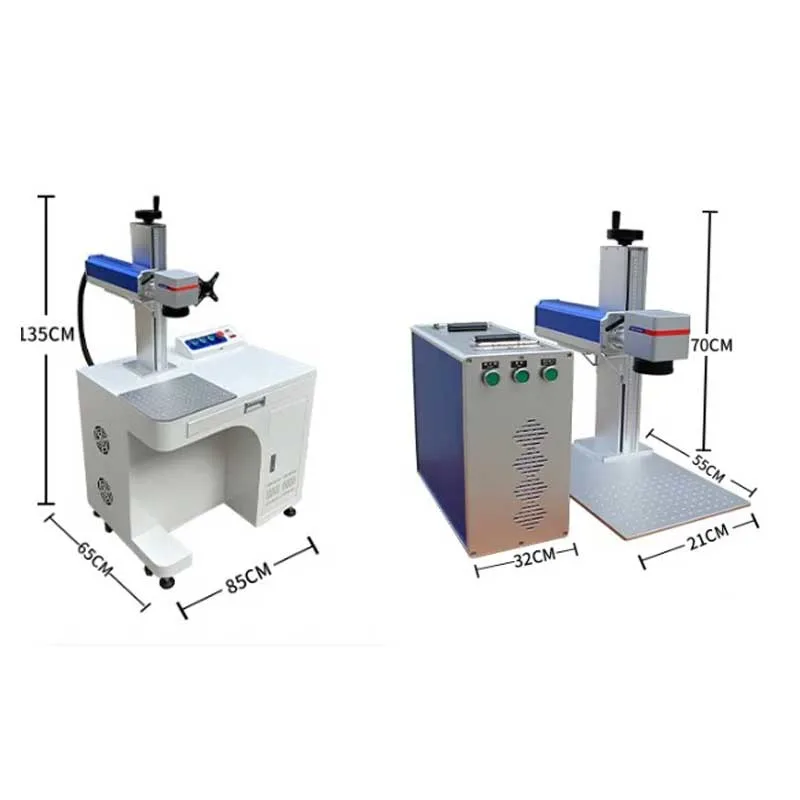 20W 30W 50W 100W codificación de marcado láser de fibra Corte grabado Máquina con JPT Raycus IPG Max